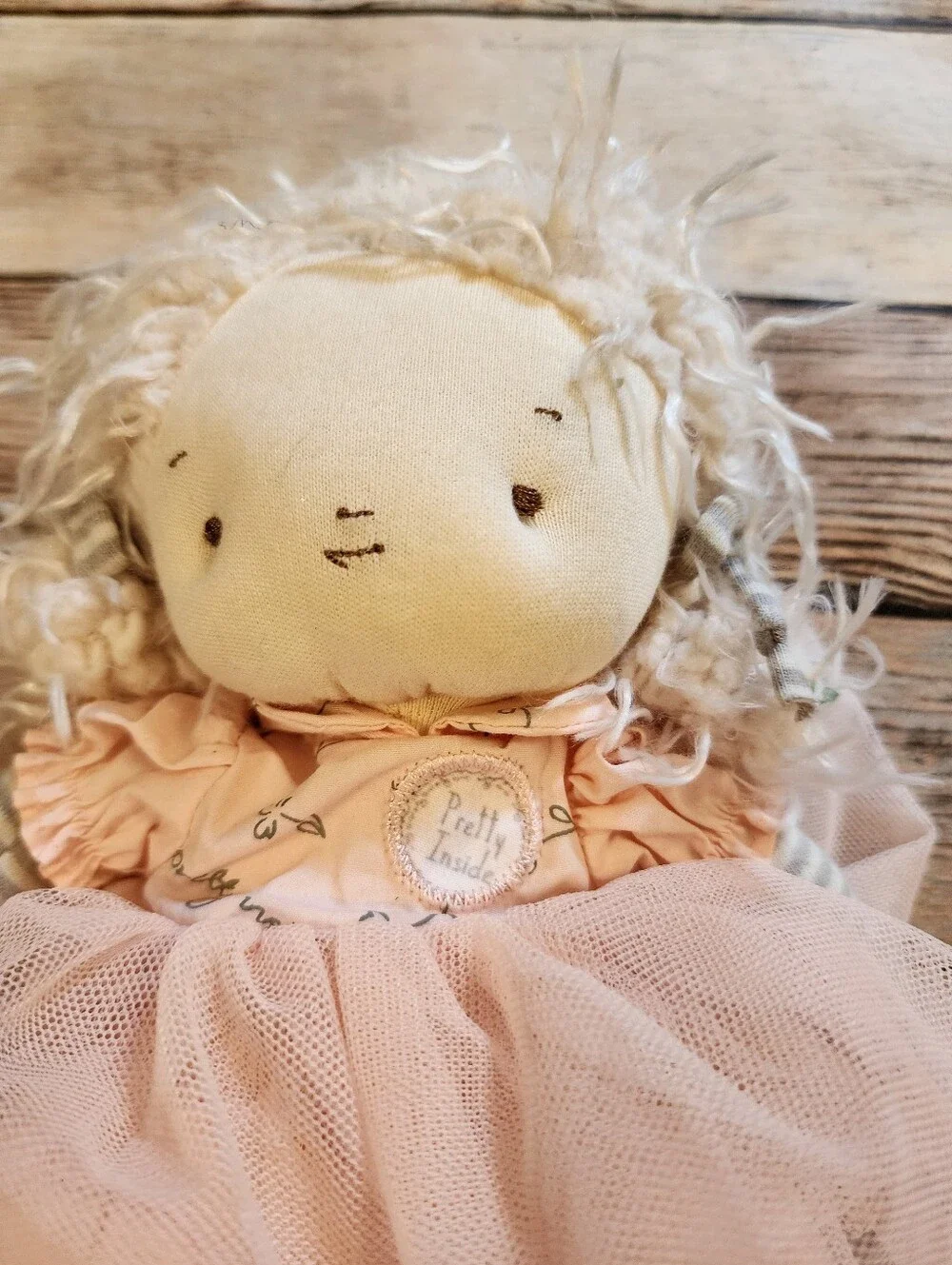 Bunnies By The Bay Elsie A Pretty Girl Is Pretty Inside Plush Doll Pink Tutu 12